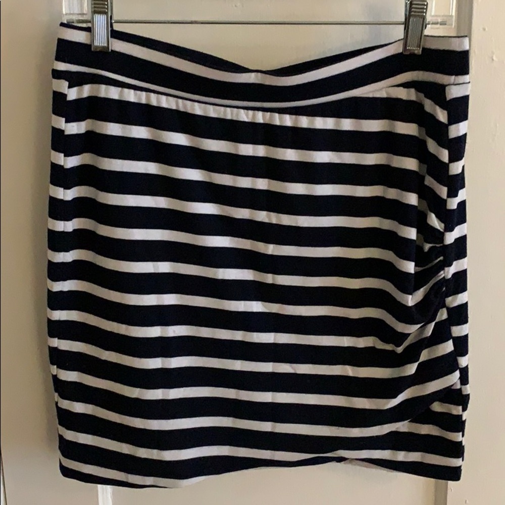 Old Navy Striped Mini Skirt